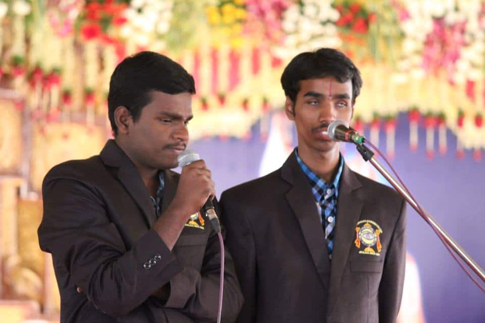 Blind School Children Cultural2 Activities Sriyagam