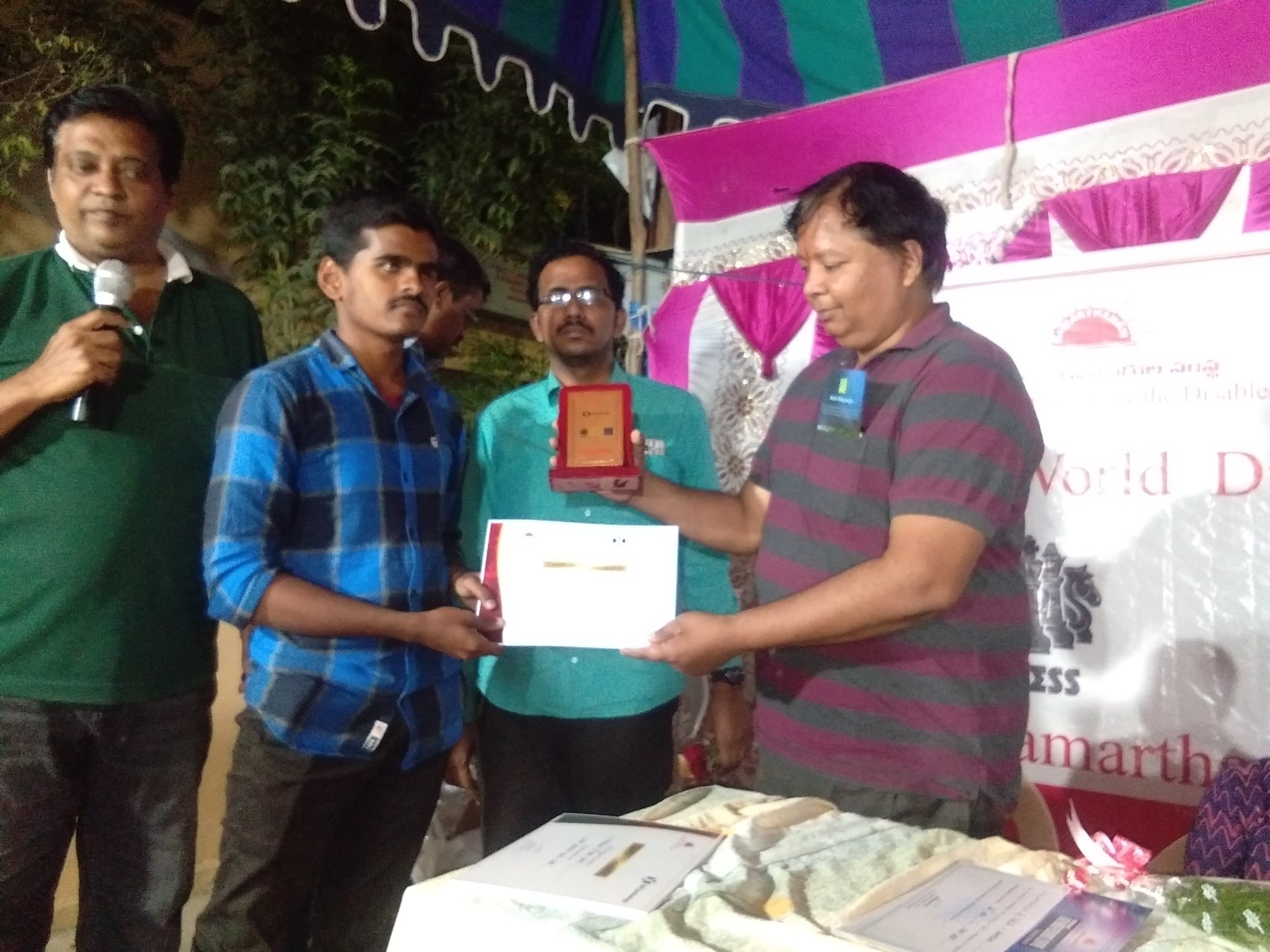 Braille reading competitions