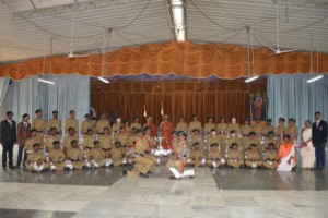 Chinna jeeyar With Netra NCC Blind Students