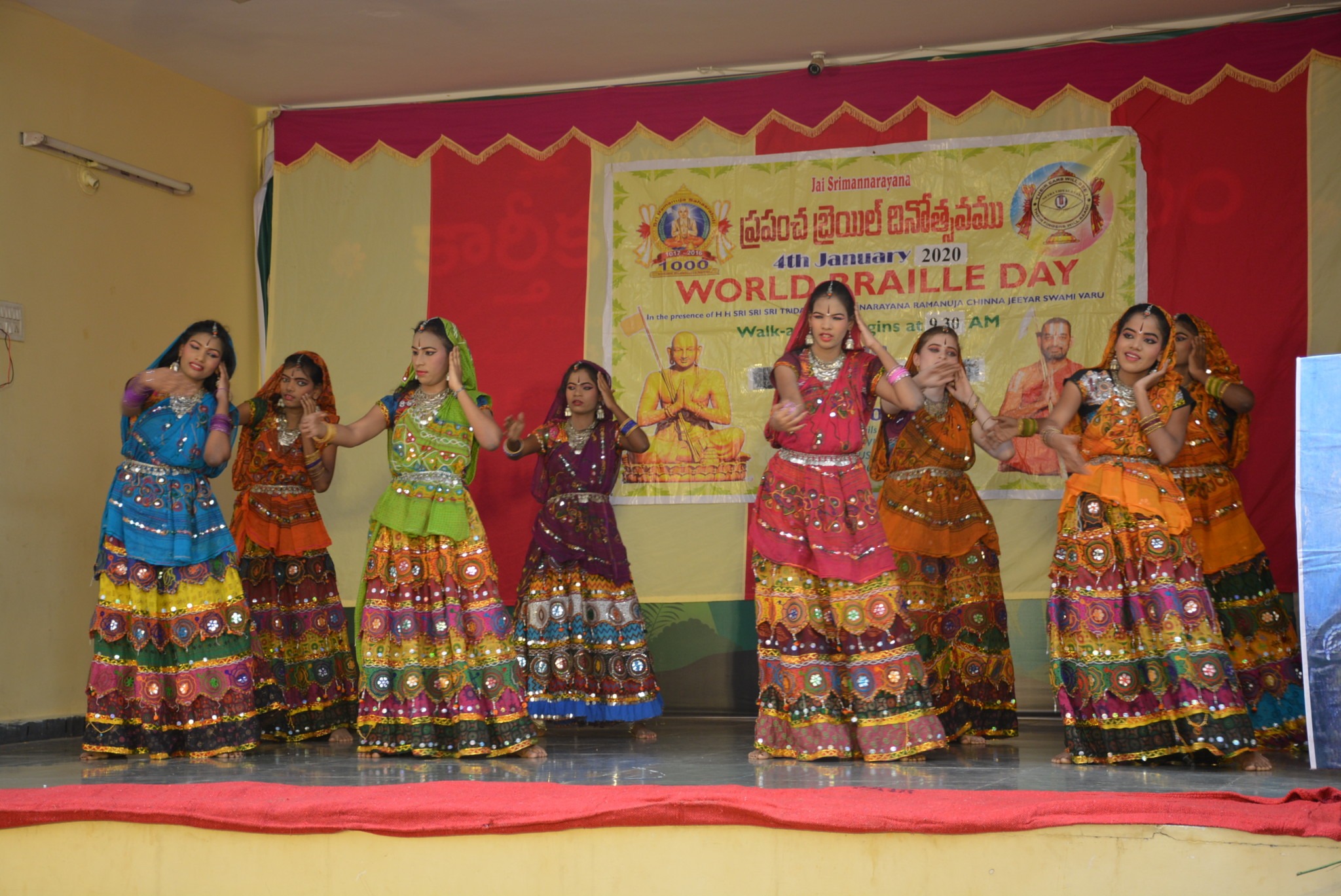 World Braille day celebrations by Netra Vidyalaya 2020 students scaled