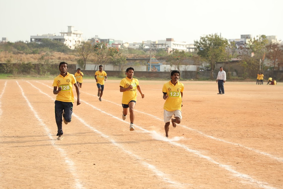 Netra students running Netra students running
