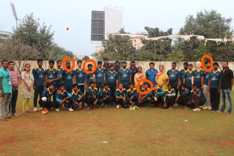 Nethravidyalaya Crickettournament trials