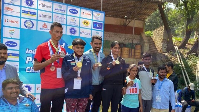 Nethra wins Medals at National Para Athletics 2021 1