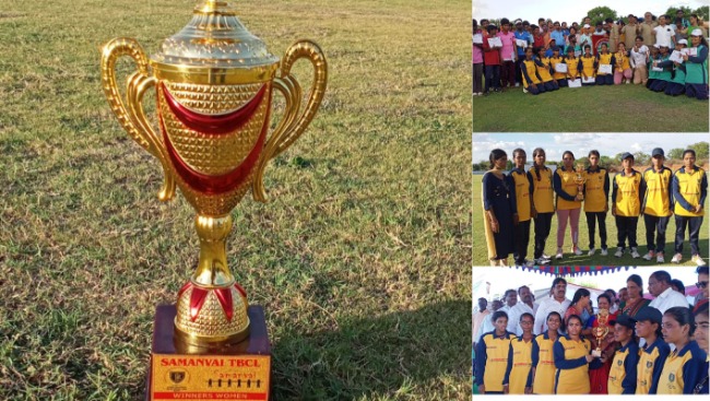 Nethra Students Won Cricket Tournament