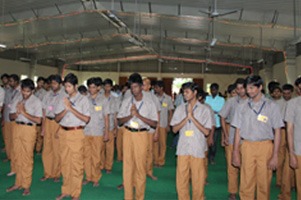 College-for-Blind-Nethra-Vidyalaya-Students-Schedule-Morning-Prayer-Time