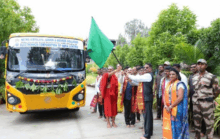 ECIL Donates New Bus to Netra Vidyalaya